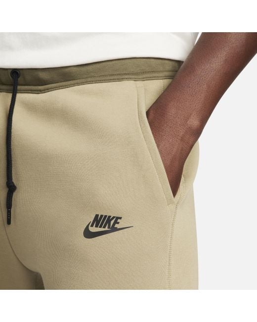 Nike Sportswear Tech Fleece joggingbroek in het Natural voor heren