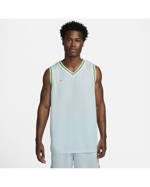 Nike Blue Dna Dri-fit Basketball Jersey for men