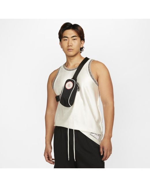 Nike White Giannis Essentials Basketball Crossbody Bag (1l)