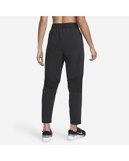 Nike Black Dri-Fit Fast Mid-Rise 7/8 Running Trousers