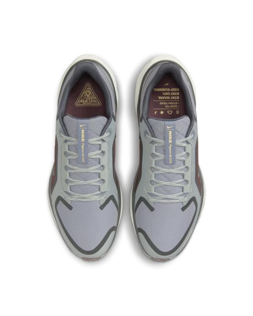 Nike Gray Pegasus 41 Gore-Tex Waterproof Road Running Shoes for men