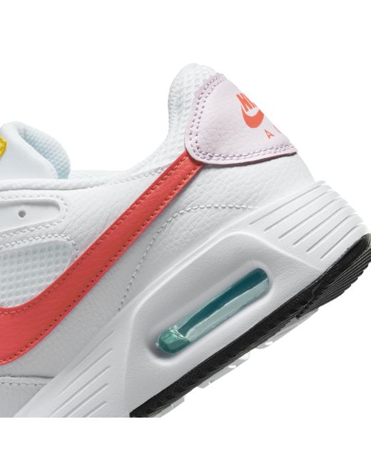 Nike White Air Max Sc Shoes Leather