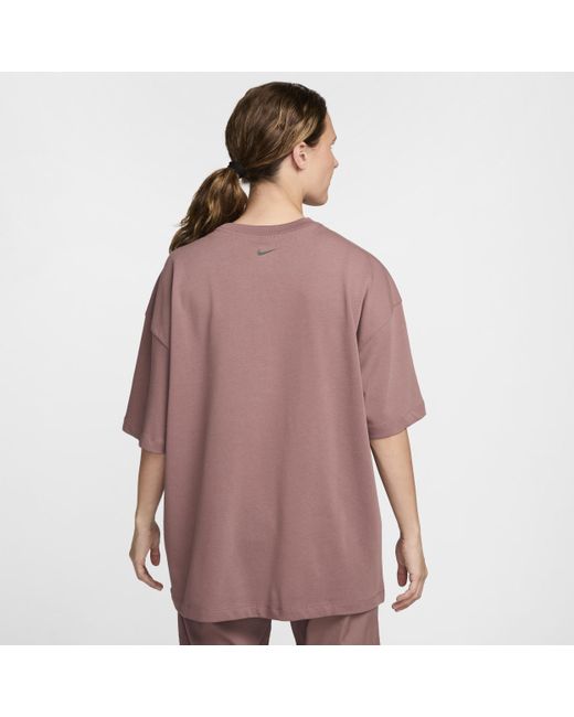 Nike Brown Sportswear Essential Oversized T-shirt
