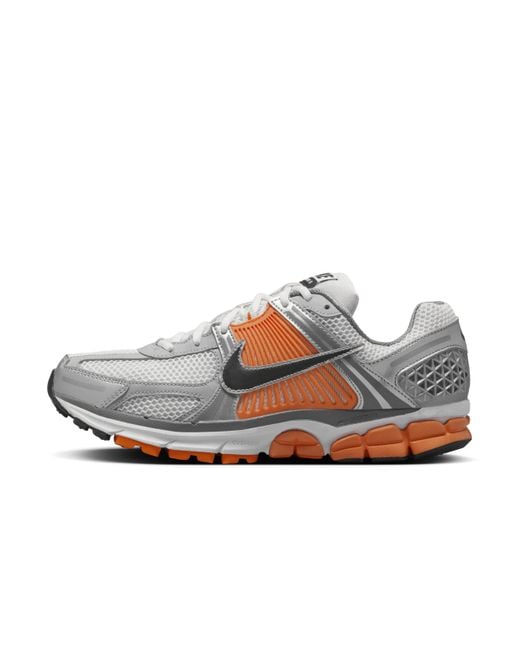 Nike Gray Zoom Vomero 5 Shoes Leather for men