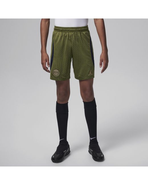 Shorts da calcio jordan dri-fit paris saint-germain strike fourth di Nike in Green