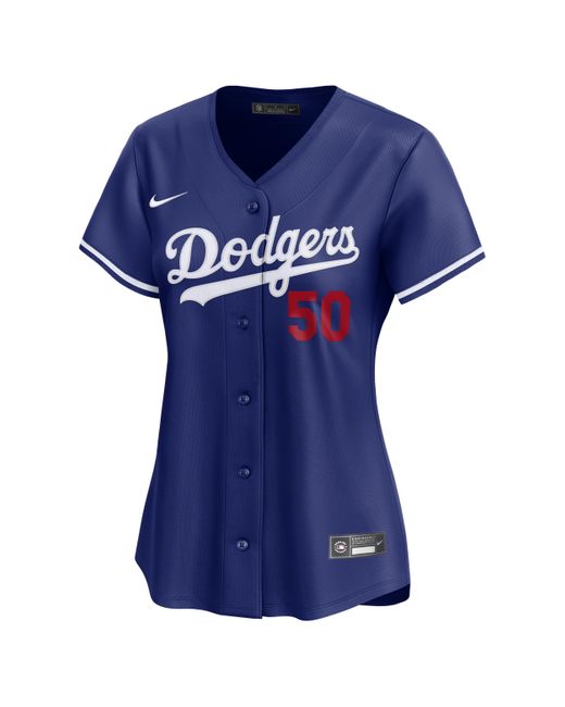 Nike Blue Mookie Betts Los Angeles Dodgers Dri-fit Adv Mlb Limited Jersey