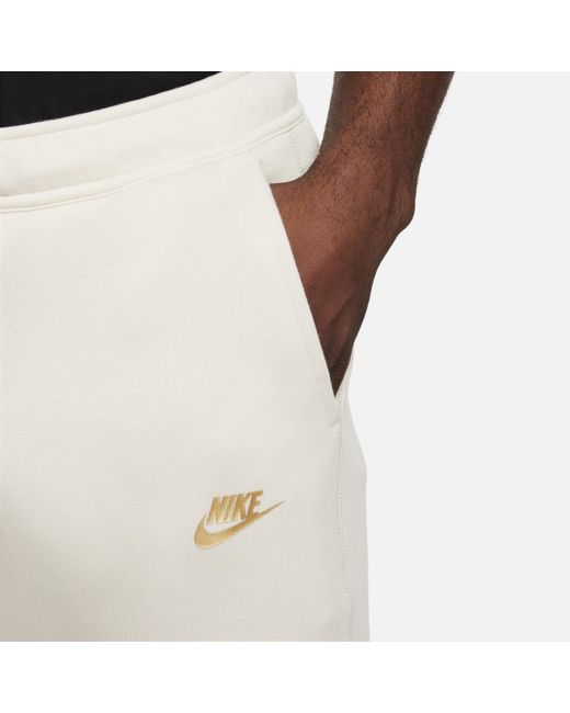 Pantaloni jogger sportswear tech fleece di Nike in White da Uomo