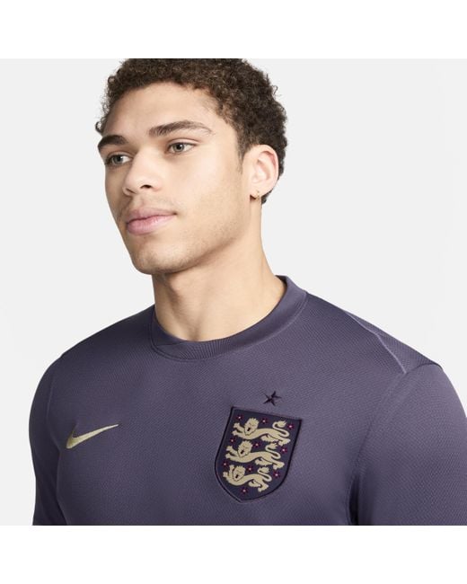 Nike Blue England ( Team) 2024/25 Stadium Away Dri-fit Football Replica Shirt 50% Recycled Polyester for men