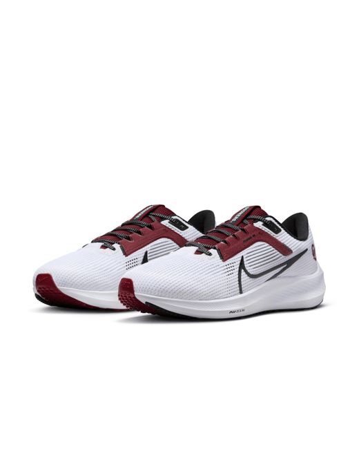 Nike Pegasus 40 (oklahoma) Road Running Shoes in White for Men | Lyst