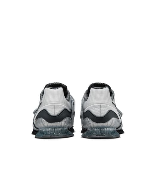 Nike Gray Romaleos 4 Weightlifting Shoes for men