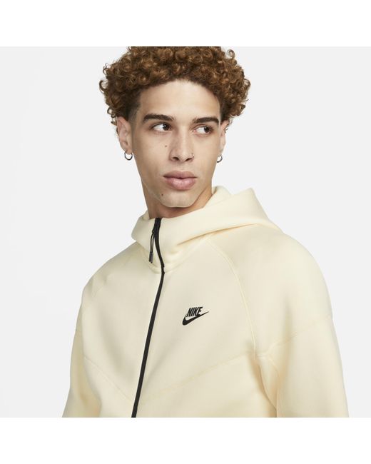 Nike Sportswear Tech Fleece Windrunner Full-zip Hoodie in Natural for ...