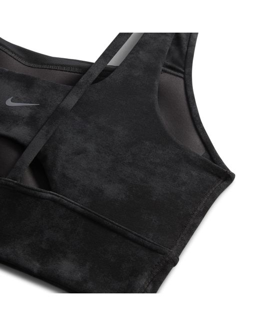 Nike Swoosh Medium Support Padded Sports Bra Black