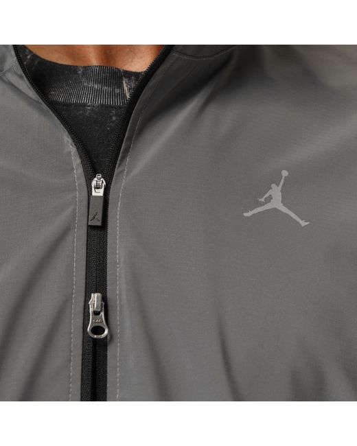 Nike Gray Brooklyn Hike Mike Reflective Draft Jacket for men