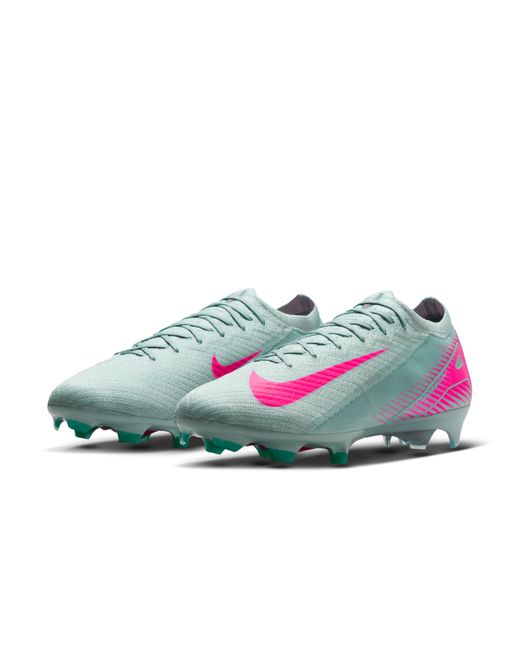 Nike Green Mercurial Vapor 16 Elite Fg Low-Top Soccer Cleats for men