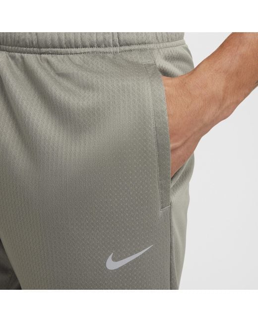 Nike Gray Sphere Challenger Therma-Fit Water-Repellent Running Trousers for men