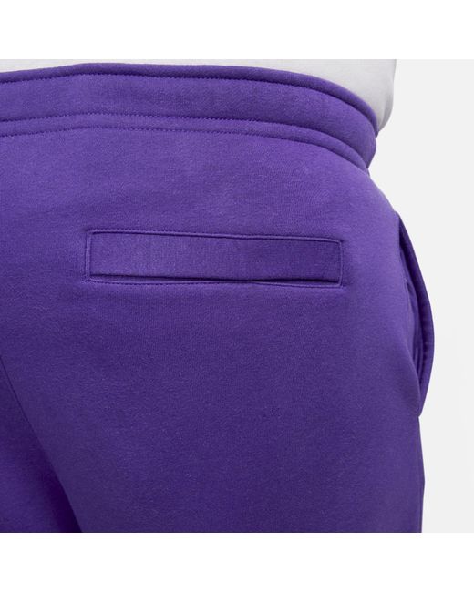 Nike Sportswear Club Fleece Joggers in Purple for Men