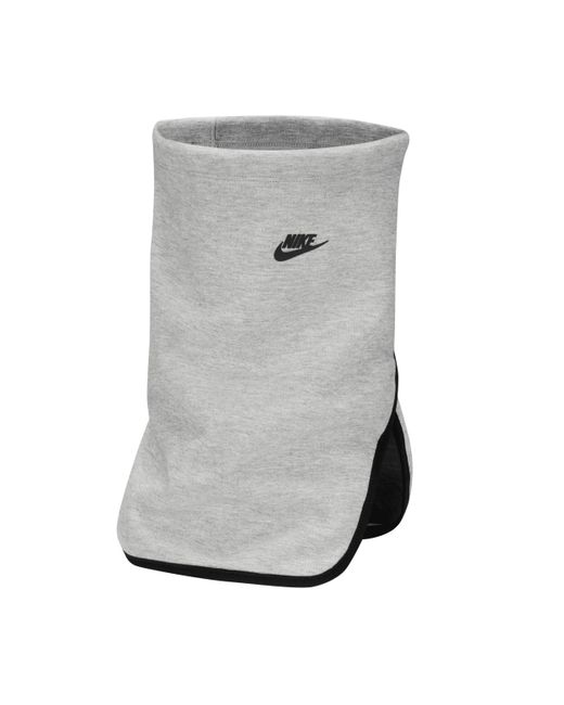 Nike Thermafit Tech Fleece Neck Warmer in Gray Lyst