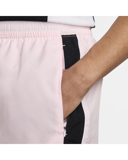 Nike Air Geweven Broek in het Pink voor heren