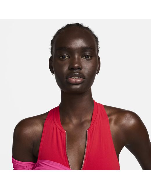 Nike Red Le Halter Top X Jacquemus
