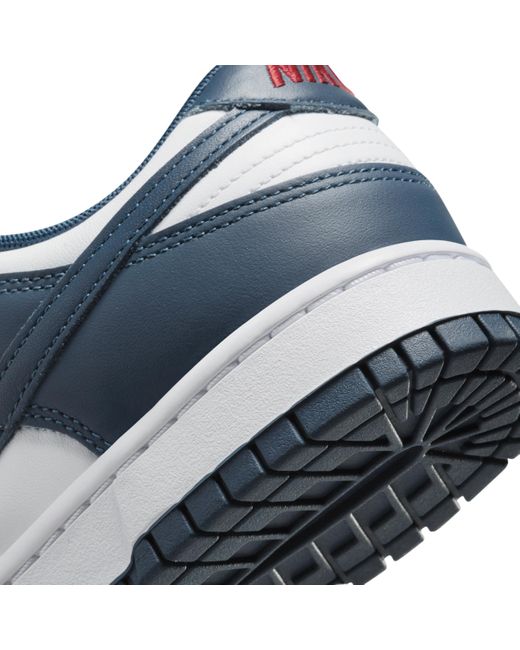 Nike Blue Dunk Low Retro Shoe Leather for men