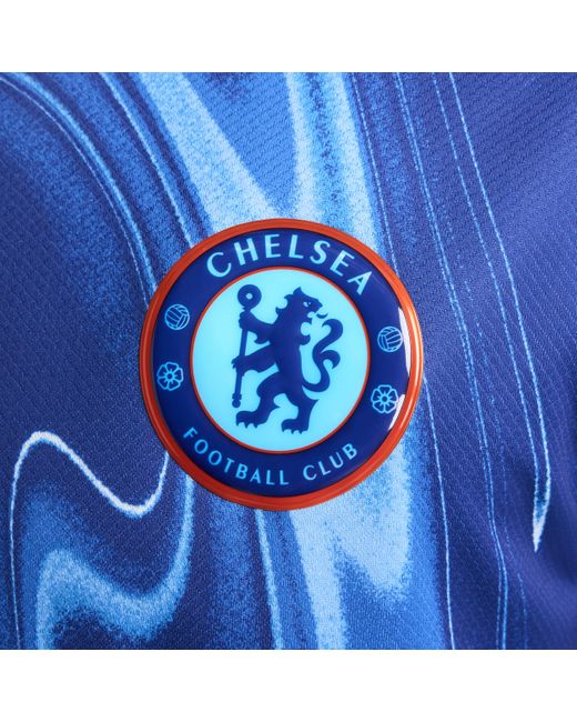 Nike Blue Chelsea F.C. 2024/25 Stadium Home Dri-Fit Football Replica Shirt for men