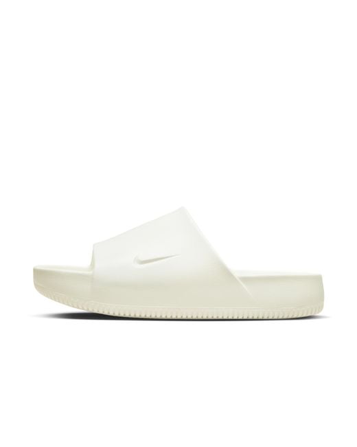 Nike White Calm Slide for men