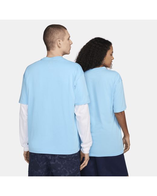 T-shirt da skateboard sb di Nike in Blue da Uomo