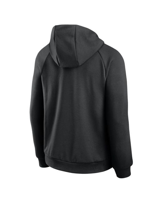 Nike Black Oregon Courtside Basketball Practice Dri-Fit Pullover Hoodie for men