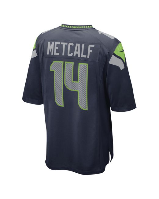 Nike Blue Nfl Seattle Seahawks (dk Metcalf) Game American Football Jersey Polyester for men