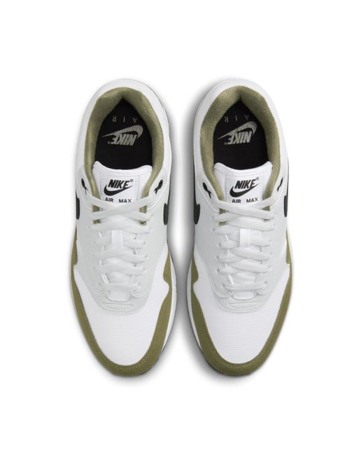 Nike White Air Max 1 Medium Olive for men