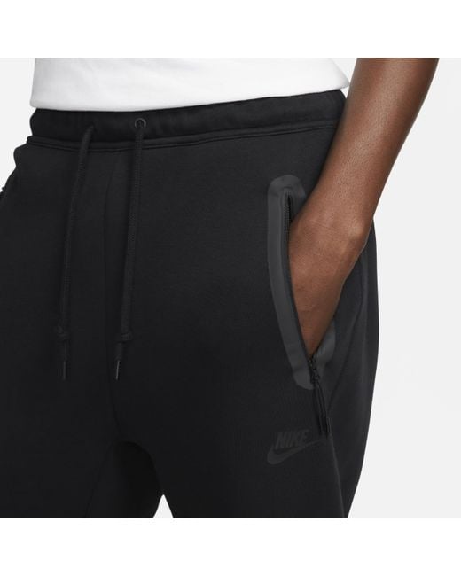 Nike Sportswear Tech Fleece joggingbroek Met Open Zoom in het Black voor heren