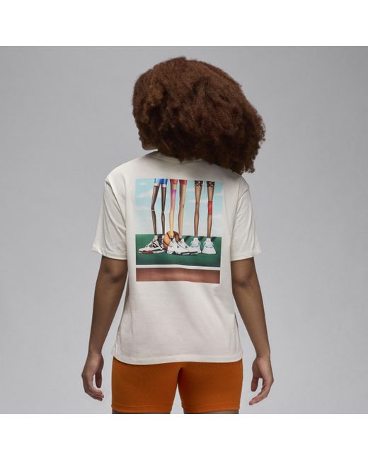 T-shirt jordan artist series by darien birks di Nike in Brown