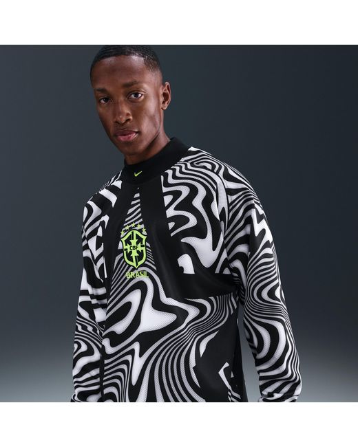Nike Brazil Hollywood Keeper Football Shirt in Blue for Men | Lyst