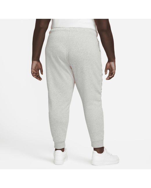 Nike Gray Sportswear Club Fleece Mid-rise Joggers