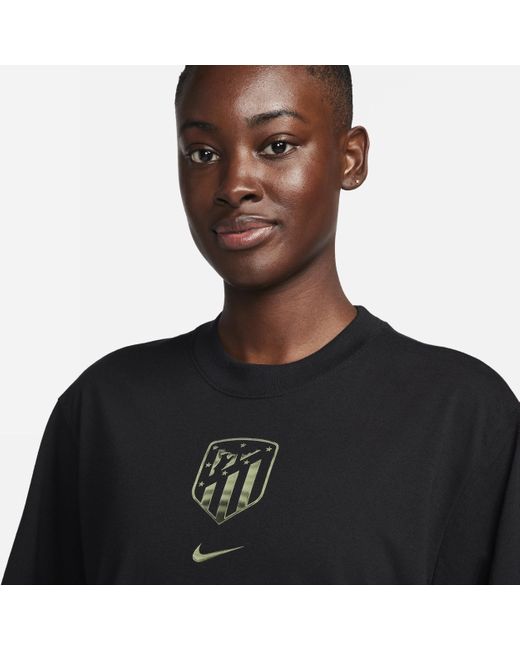 Nike black cotton outlet t shirt