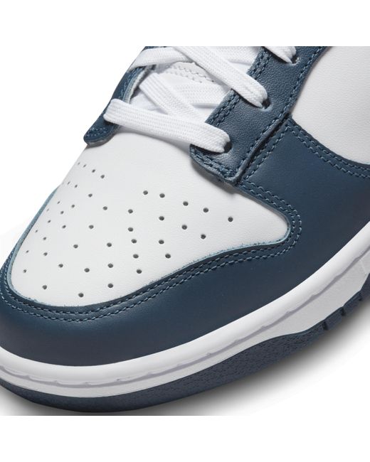 Nike Blue Dunk Low Retro Shoe Leather for men