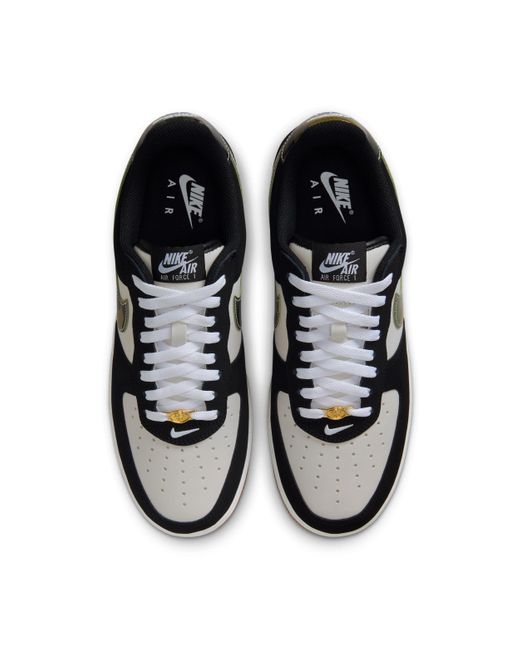 Nike Black Air Force 1 Low Retro Shoes for men