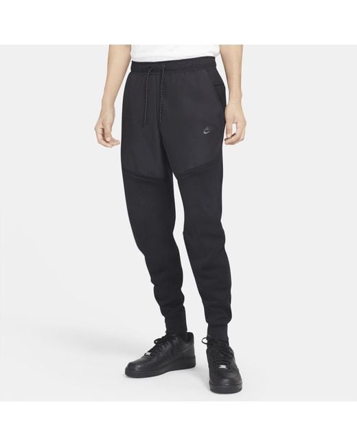 Nike Sportswear Tech Fleece Woven Joggers Black for Men | Lyst Australia