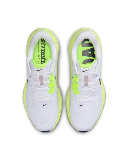 Nike Green Structure Plus Road Running Shoes for men