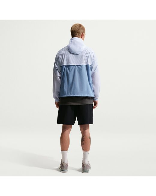 Nike Blue Windrunner Unlined Full-Zip Uv Jacket for men