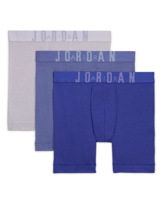 Nike Blue Flight Modal Boxer Briefs (3-Pack) for men
