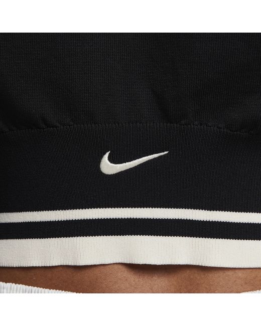 Nike Black Sportswear Long-sleeve Knit Cardigan