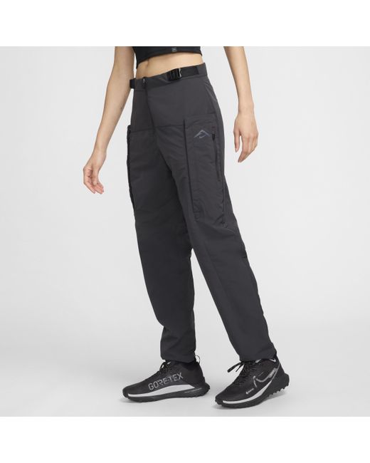 Nike Black Trail Repel Mid-Rise Running Trousers