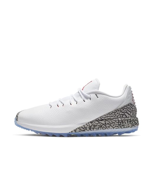 Nike White Jordan Adg Golf Shoe for men