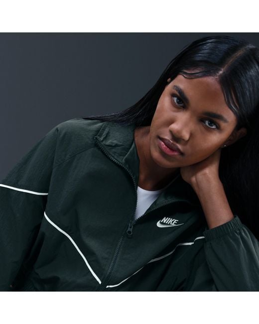 Nike Green Sportswear Windrunner Woven Jacket