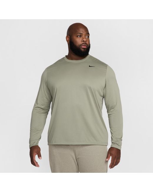 Nike Gray Primary Fleece Dri-Fit Uv Performance Jogger Pants for men
