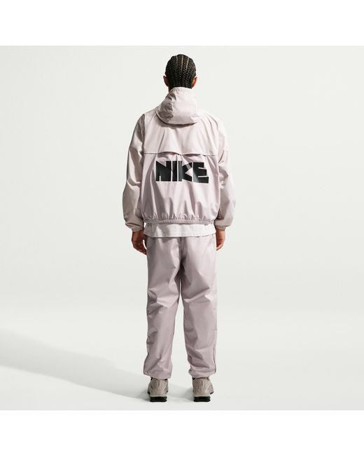 Nike Brown Windrunner Graphic Woven Jacket for men