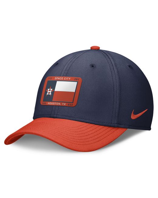 Nike Blue Houston Astros City Connect Swoosh Dri-fit Mlb Hat for men