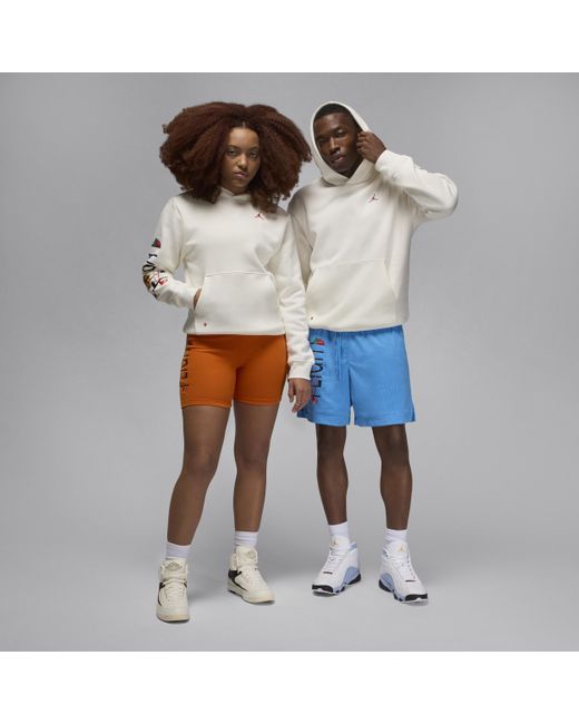 Nike White Artist Series By Darien Birks Fleece Hoodie for men