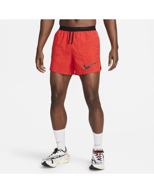 Shorts da running 13 cm con slip foderati flex stride run energy di Nike in Red da Uomo
